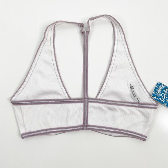 NWT Intimately Free People Kickin' It Bralette White Wireless Bra Size S - Picture 4 of 10